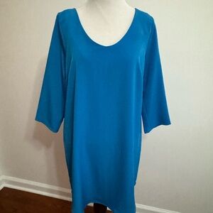 Lush Vibrant Blue dress with open back, size M